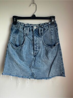 We the Free Free People denim mini skirt 25